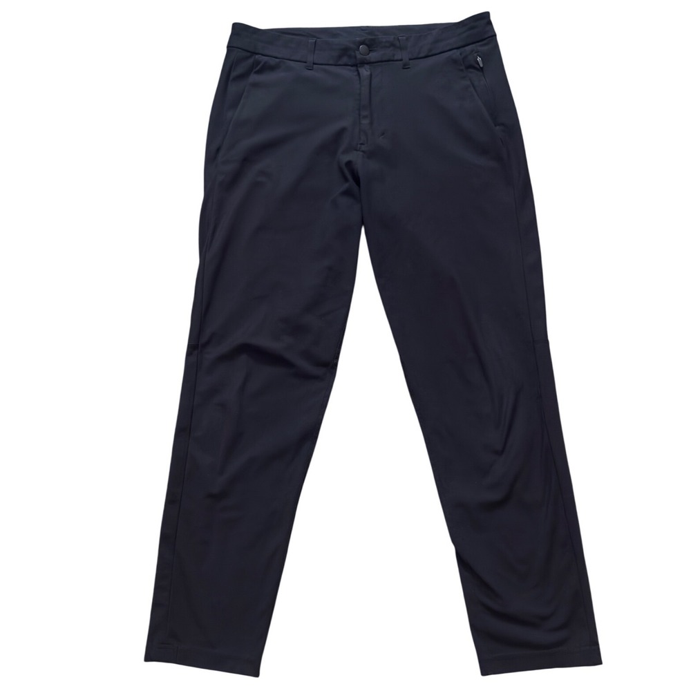 Lululemon Commission Pant Classic Black Mens Size 31 Chino Trousers zz104